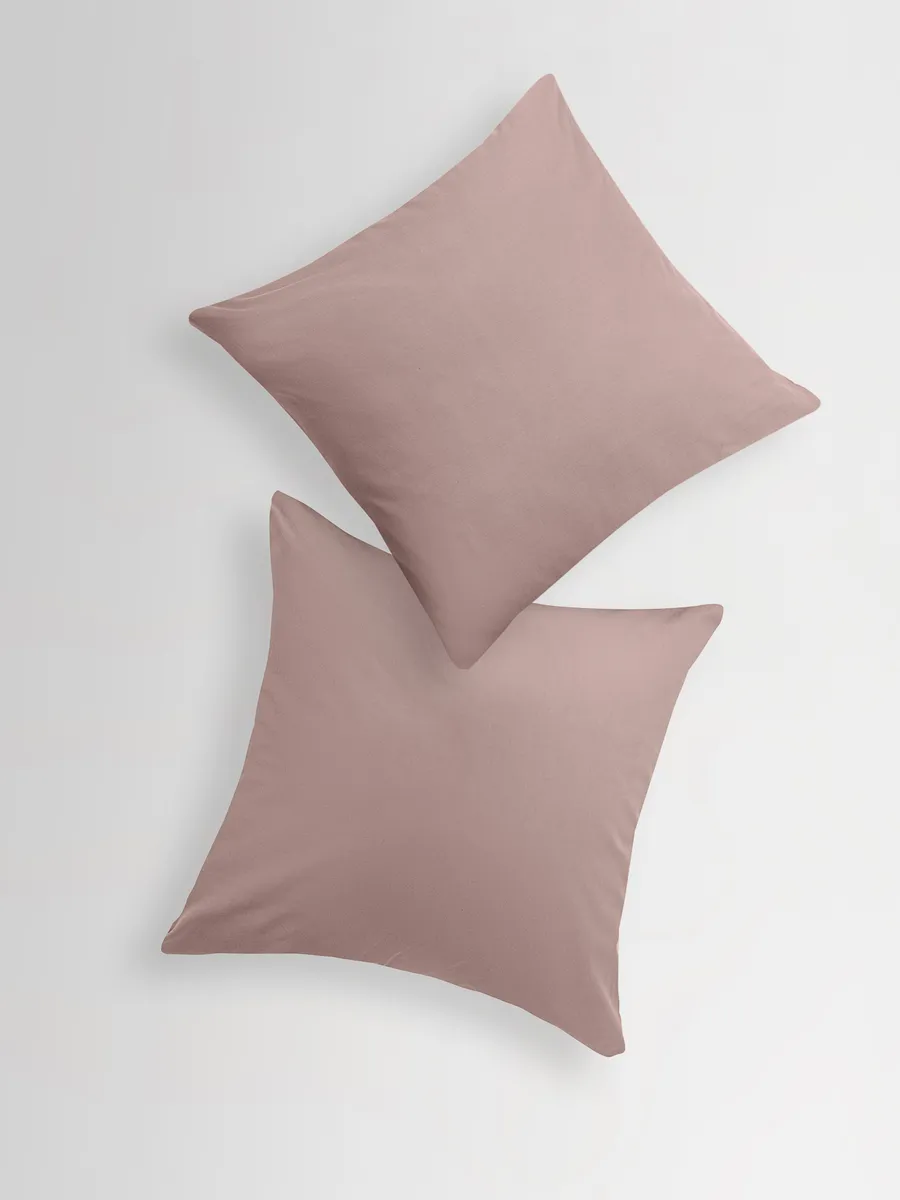 Наволочки 70x70 в комплекте 2 шт, сатин гладь кофе. Атмосфера