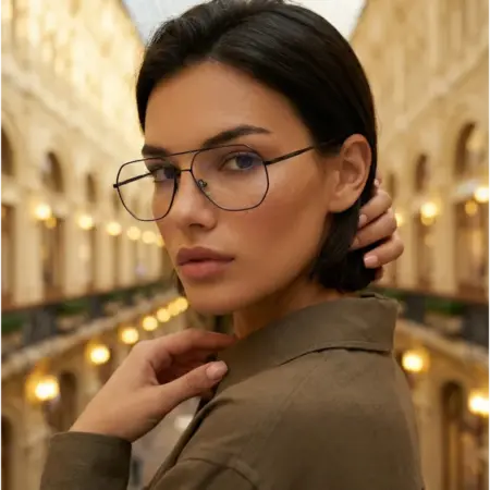 Очки для компьютера имиджевые прозрачные 2026. Gamma / the good.