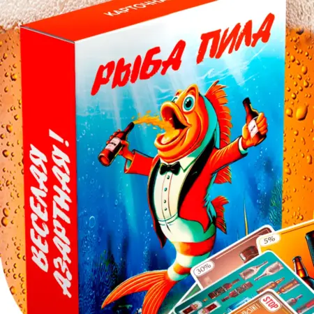 Настольная карточная игра для компании взрослых. РЫБА ПИЛА