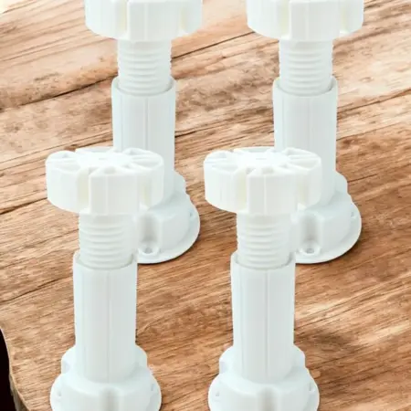 Ножка для мебели 95-125 мм 4 штуки регулируемая. Озёрская Фурнитурная Компания