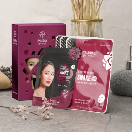 Подарочный набор маски для лица Змея. AsiaKiss Официальный магазин