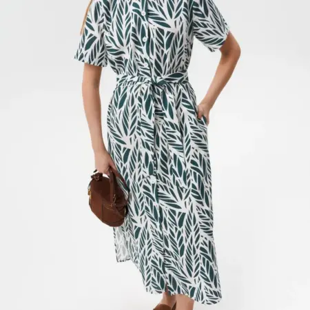 Платье-рубашка длинное, миди с поясом. Obba! Just WOW.