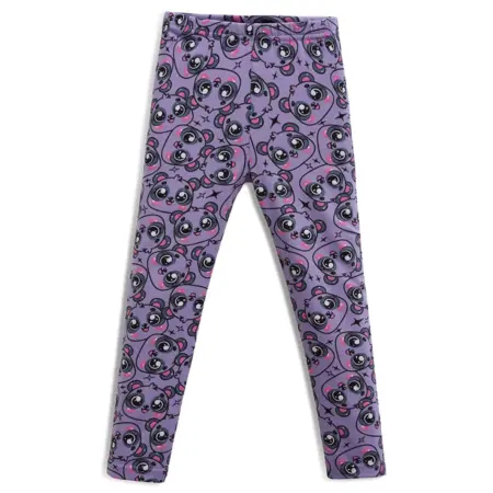 Леггинсы для девочки фиолетовые в садик. KARI