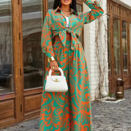 Брючный праздничный костюм летний двойка. KATYPRETTY