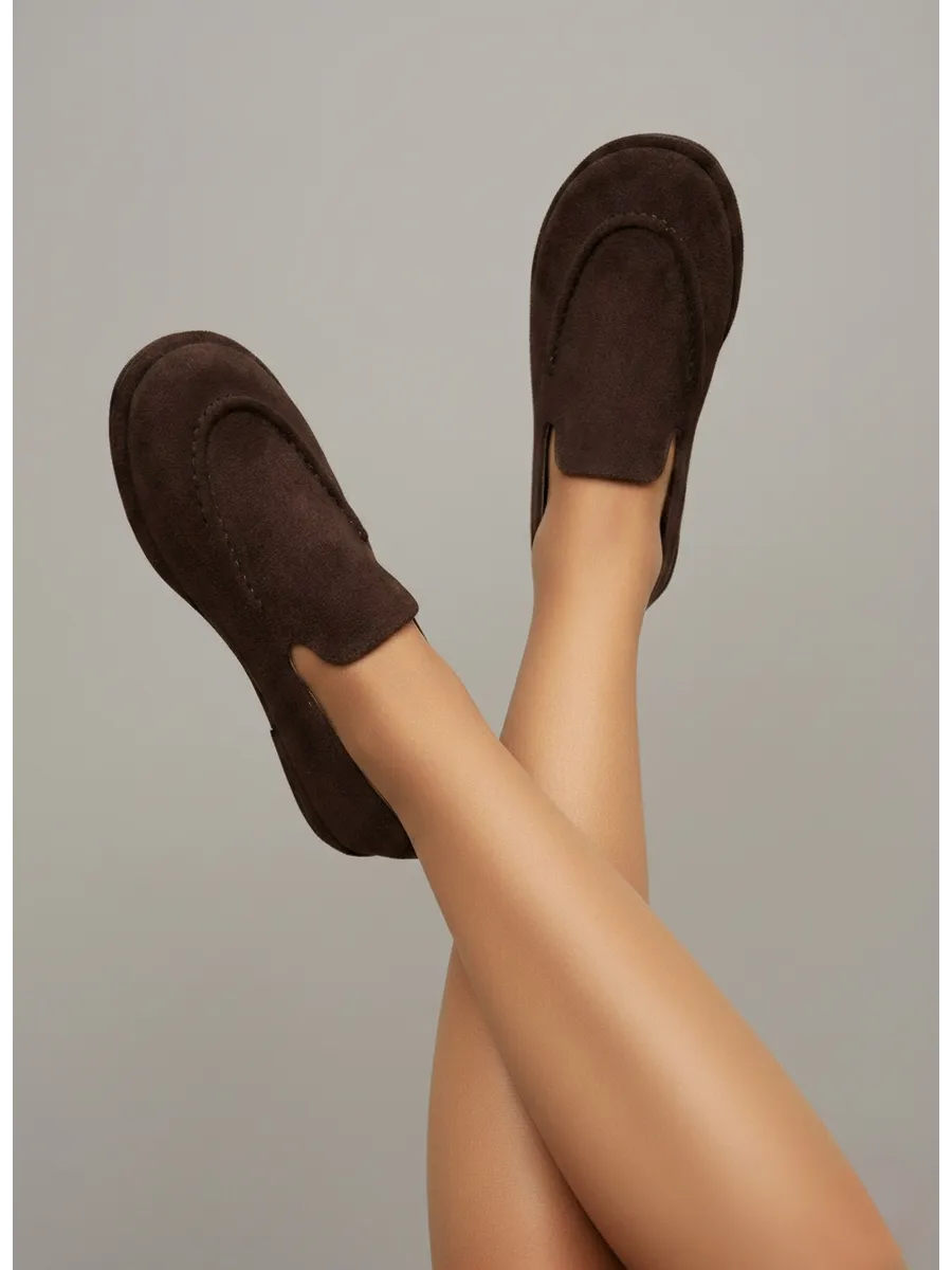 Лоферы замшевые. ВЗВ