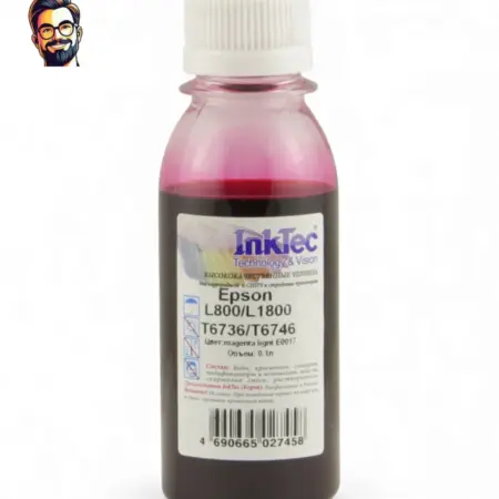 Чернила E0017 Epson L800 L1800 T6736 T6746, ML, 0.1 л. Карт24
