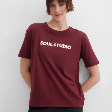 Футболка базовая свободная с надписью. Герри Вебер