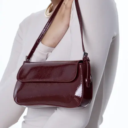 Сумка на плечо багет Zara. PUSSIFY