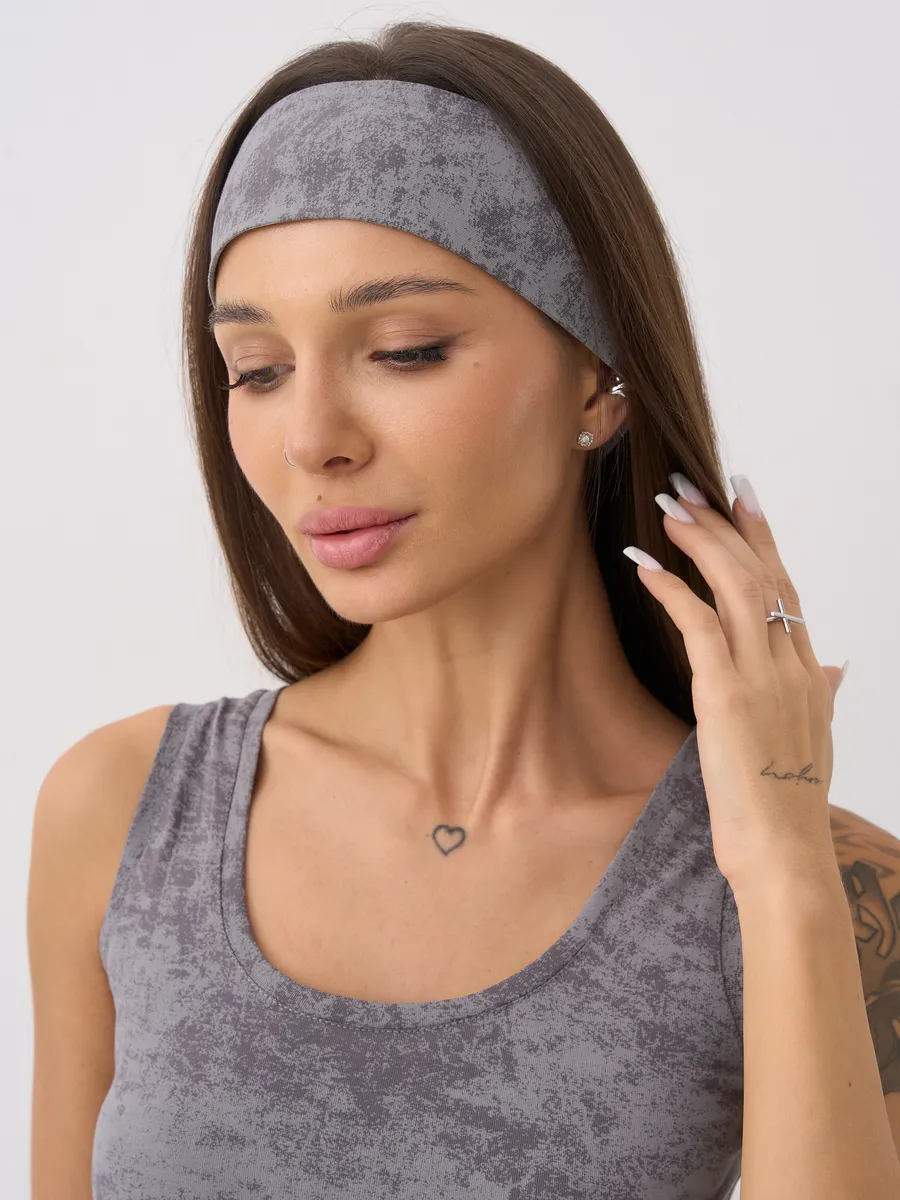 Повязка на голову вареный хлопок. ТВОЙ СТИЛЬ