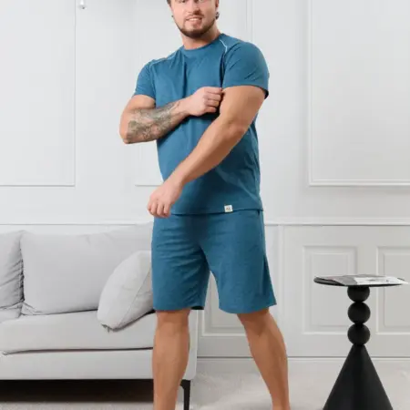 Костюм домашний мужской трикотажный с шортами и футболкой. Marist