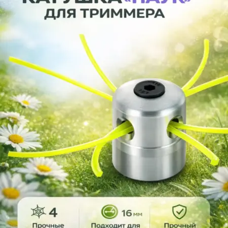 Катушка универсальная для триммера алюминиевая. GaminGo