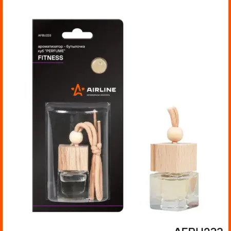 Ароматизатор 2 шт для а м FITNESS Perfume, бутылочка куб. CARVILLESHOP