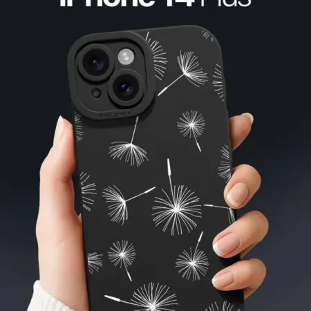 Чехол на iPhone 14 Plus с одуванчиками. SCDesign