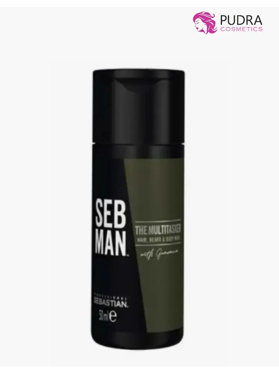 Шампунь Seb Man The Multitasker для волос, бороды и тела 50…. PUDRA