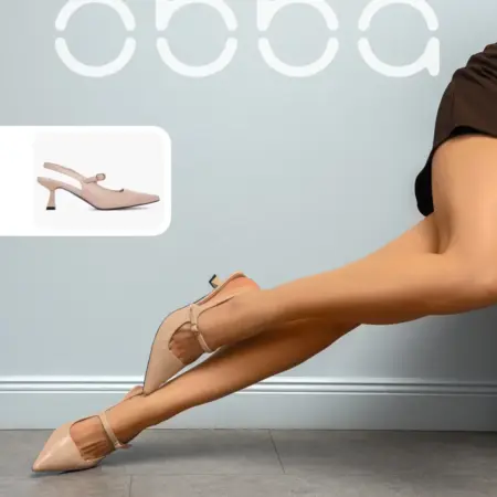 Туфли с открытой пяткой на низком каблуке. Obba! Just WOW.