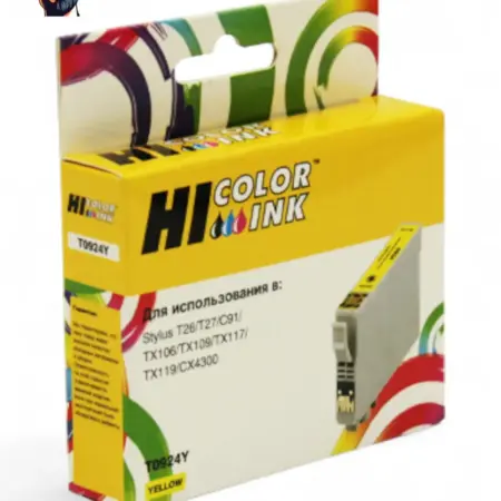 Картридж HB-T0924 Epson Stylus C91 CX4300 T26 TX106 109, Y. Карт24