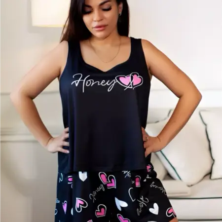 Пижама майка с шортами. OksWorld