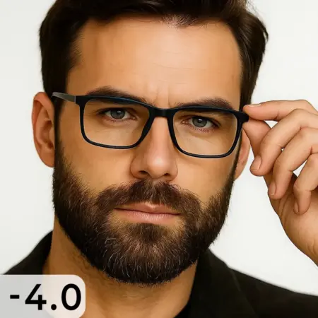 Корригирующие очки -4. Gamma / the good.