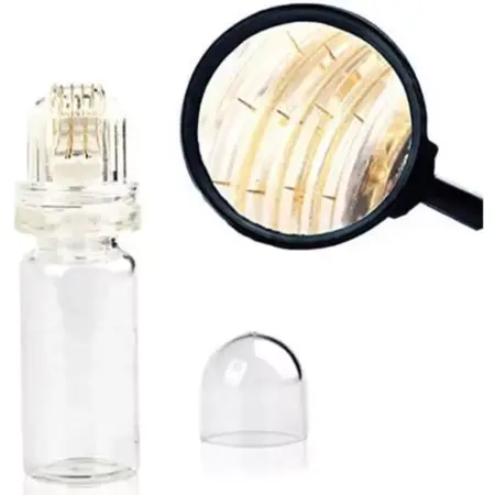 Мезороллер с флаконом для лица и тела 1,00 мм 64 иглы. КрасотаТут