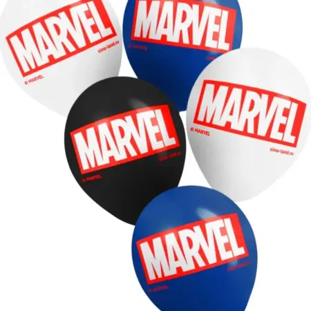Воздушные латексные шары "Мстители", шарики 25 штук. KoroBoom Shop