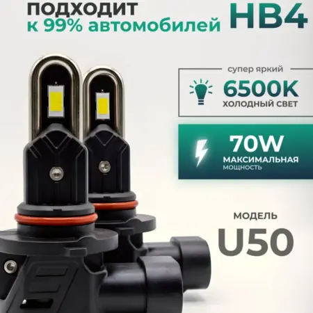 Светодиодные Лампы U50 HB4. ТРИС