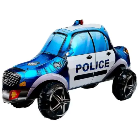 Надувной шар-фигура "Полицейская машина" 35", для фотозоны. KoroBoom Shop