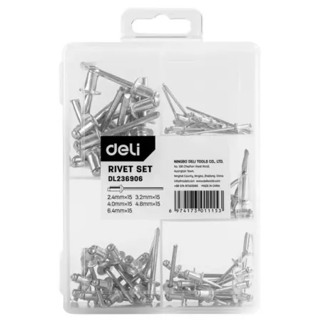 Набор заклепок 75шт. Астор