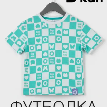 Футболка для девочки оверсайз с принтом. KARI