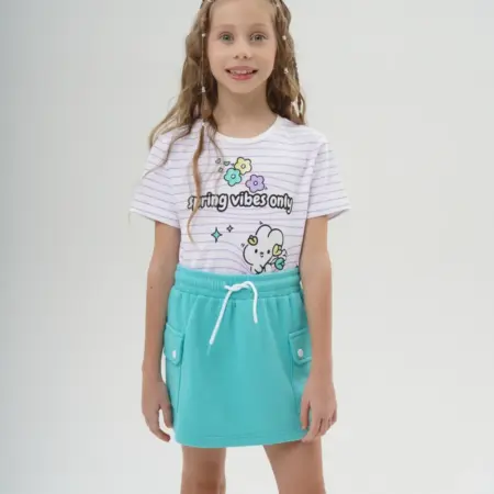 Юбка для девочки в садик на резинке. KARI