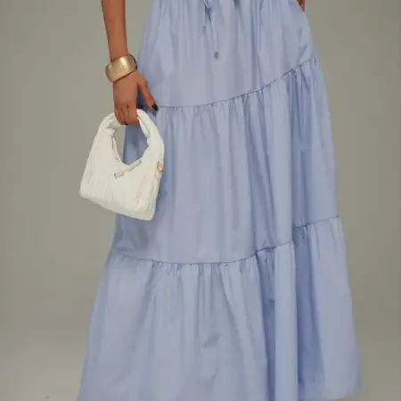 Длинная летняя юбка макси. KATYPRETTY