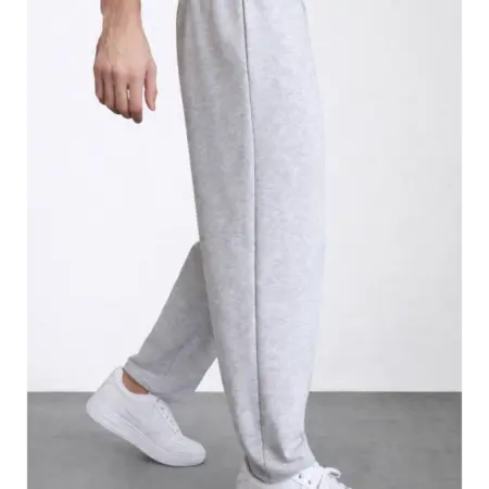 Спортивные штаны без начеса прямые серый (светло). JOGGBERRY