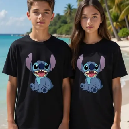 Футболка для девочки и мальчика Лило и Стич. SELLER