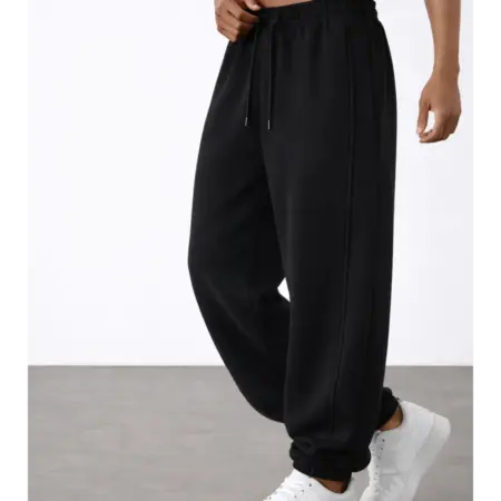 Спортивные штаны без начеса весна черные. JOGGBERRY