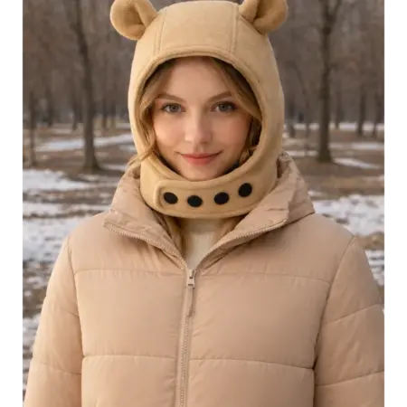 Капор с ушками y2k. BRONIK