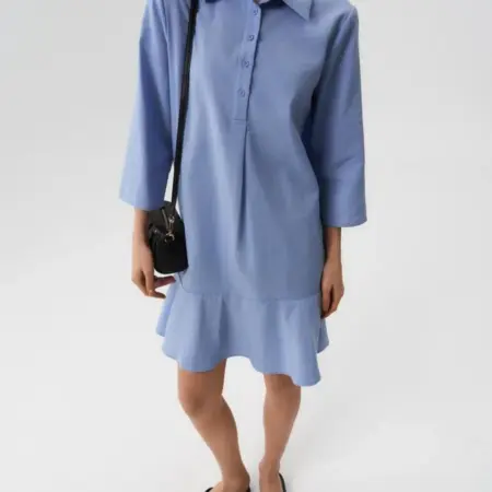 Платье-трапеция мини, отрезное свободного кроя. Obba! Just WOW.