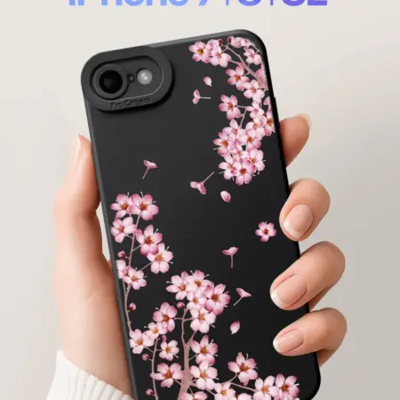 Чехол на iPhone 7, 8 и SE 2020 с сакурой. SCDesign