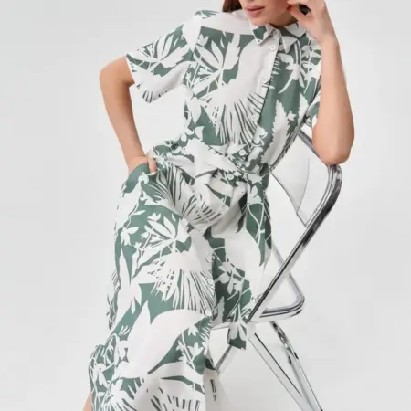 Платье-рубашка длинное, сарафан макси с поясом. Obba! Just WOW.