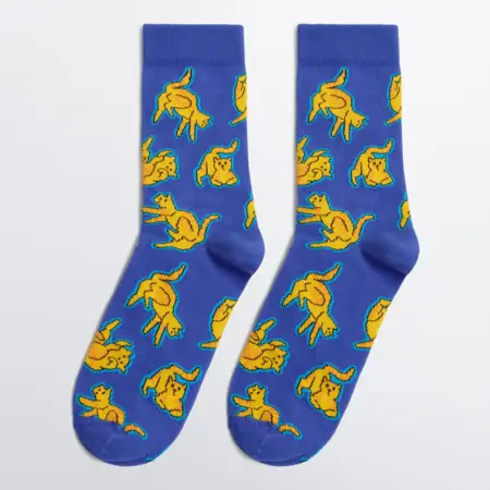 Носки высокие с принтом. MELON FASHION GROUP