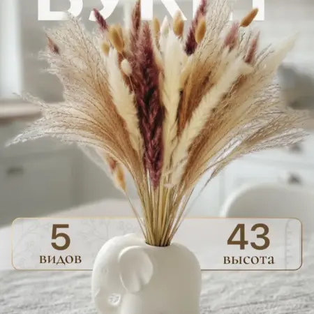 Сухоцветы для декора и интерьера букет натуральный сухой. Стильные грани