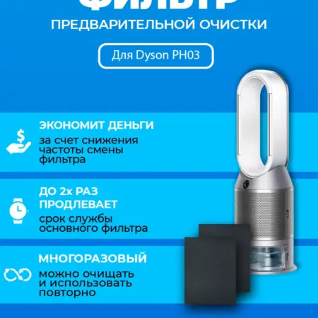 Фильтр для очистителя воздуха Dyson PH03 + 970341-01. ПРЕфильтр