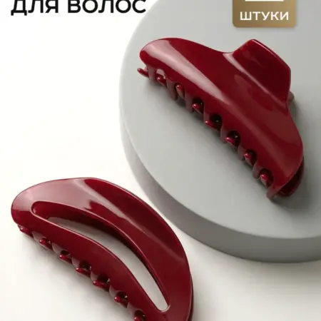 Крабики для волос большие набор. Flevo