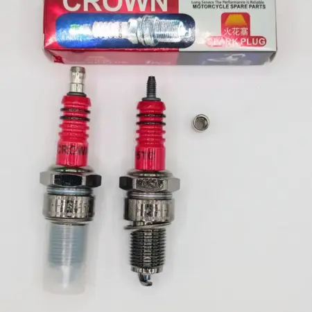 Свеча зажигания CROWN F5TC (2 шт). TEHNO-ZONA.RU