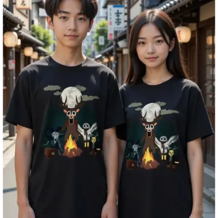 Футболка для мальчика и девочки Roblox 99 Ночей в лесу. SELLER