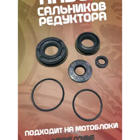Набор сальников редуктора мотоблока 168F 170F. ТехСад