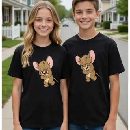 Футболка для девочки и мальчика Том и Джерри. SELLER