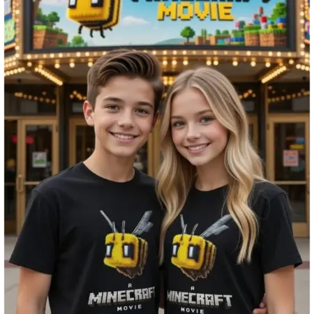 Футболка для мальчика и девочки Minecraft. SELLER