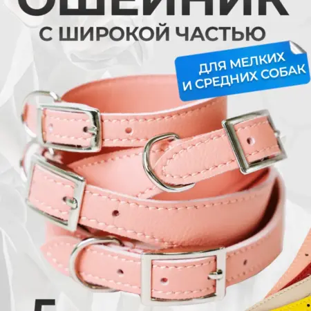 Ошейник для собак средних пород (селедка) на борзую, гончую. Товары для животных