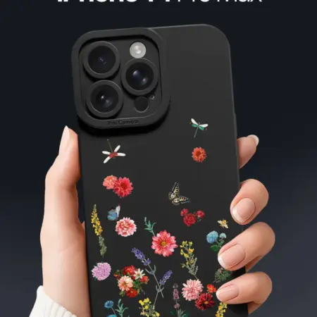 Чехол на iPhone 14 Pro Max с цветами. SCDesign