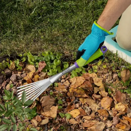 Грабли веерные стальные, 130х420 мм, 9 зубьев, 63007. PRO.Инструменты