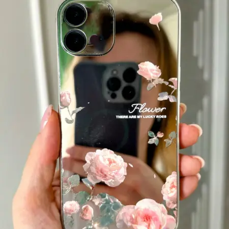 Чехол на iPhone 12 зеркальный. Banana!